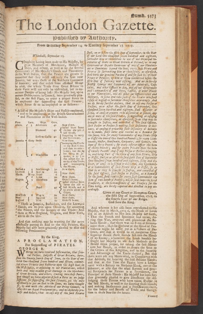 Londra Gazetesi, sayı 5573, sayfa 1 by English School