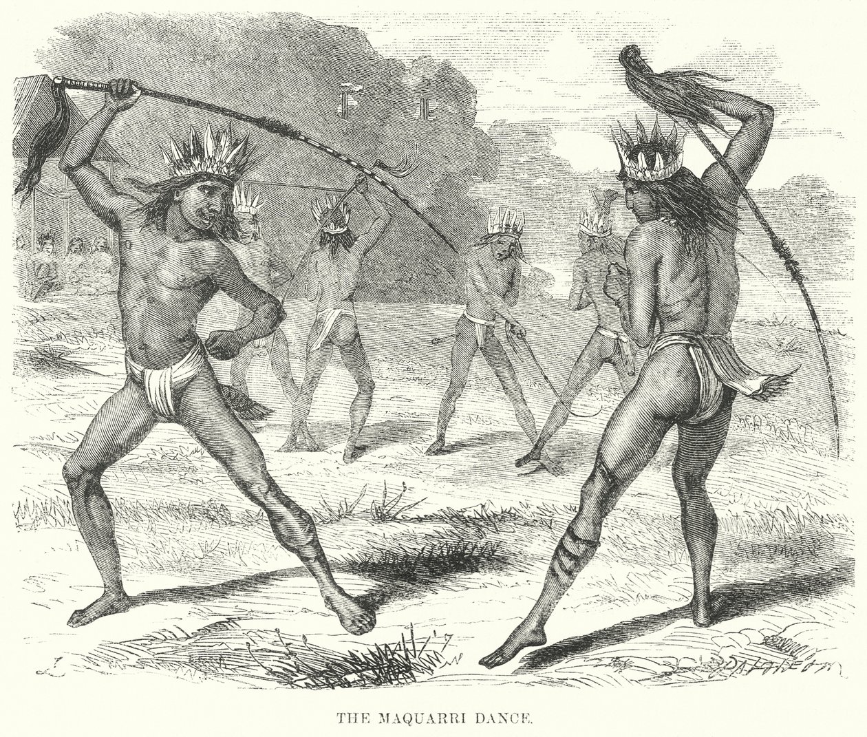 Maquarri Dansı (gravür) by English School