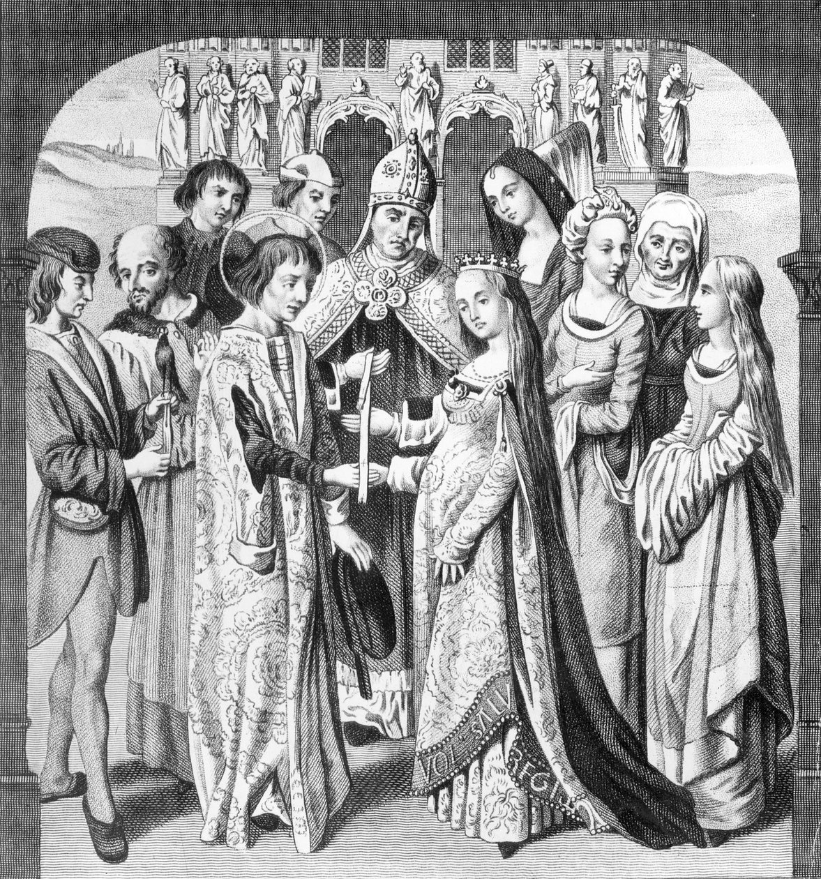 Freeman tarafından oyulmuş Henry VI ve Margaret of Anjou