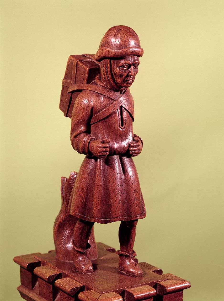 The Peddler of Swaffham, c.1462 (tahta) by English School