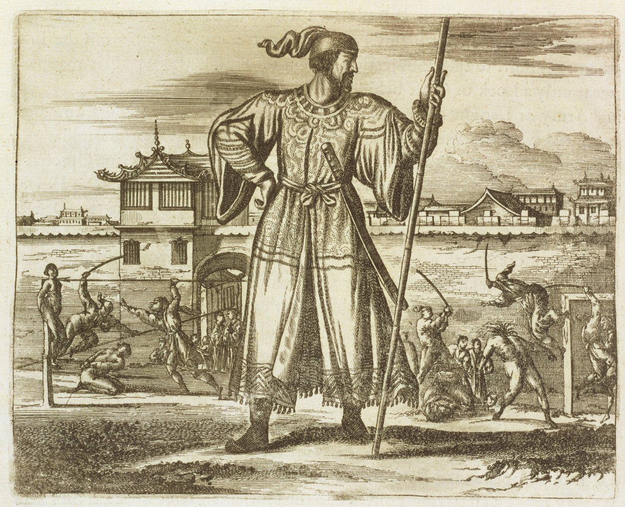 Çin Ordusunun Baş Generali, Çin Büyükelçiliği açıklamasından bir örnek, 1690 by English School