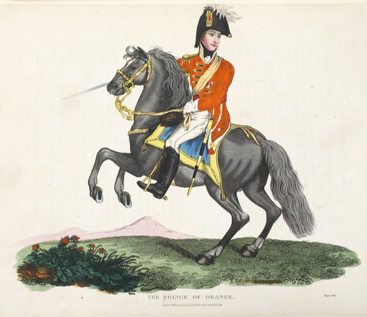 Orange Prensi, pub. Richard Evans, engr Romney, William Mudford
