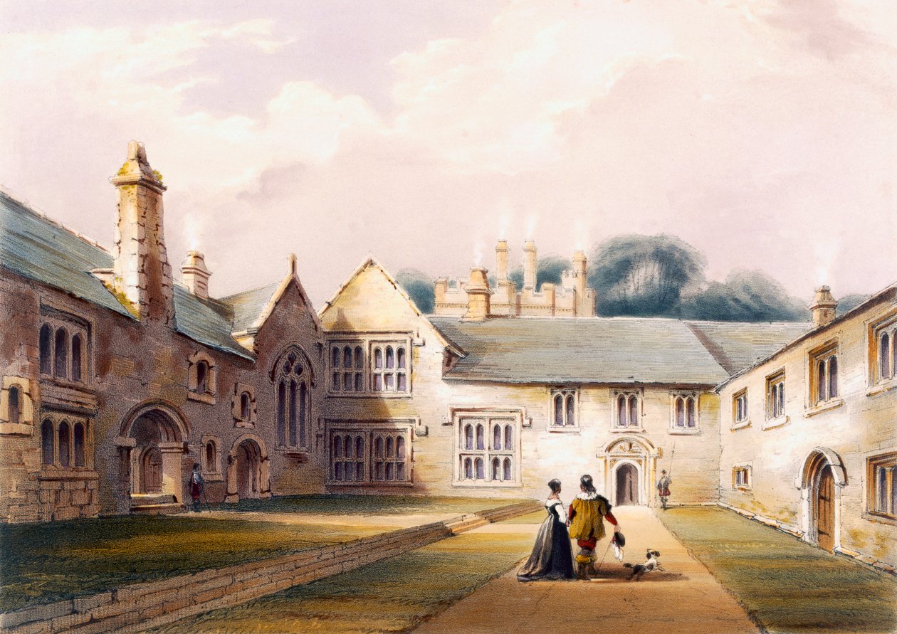 Dörtgen, Cotehele Evi, 1830-40 dolayları by English School