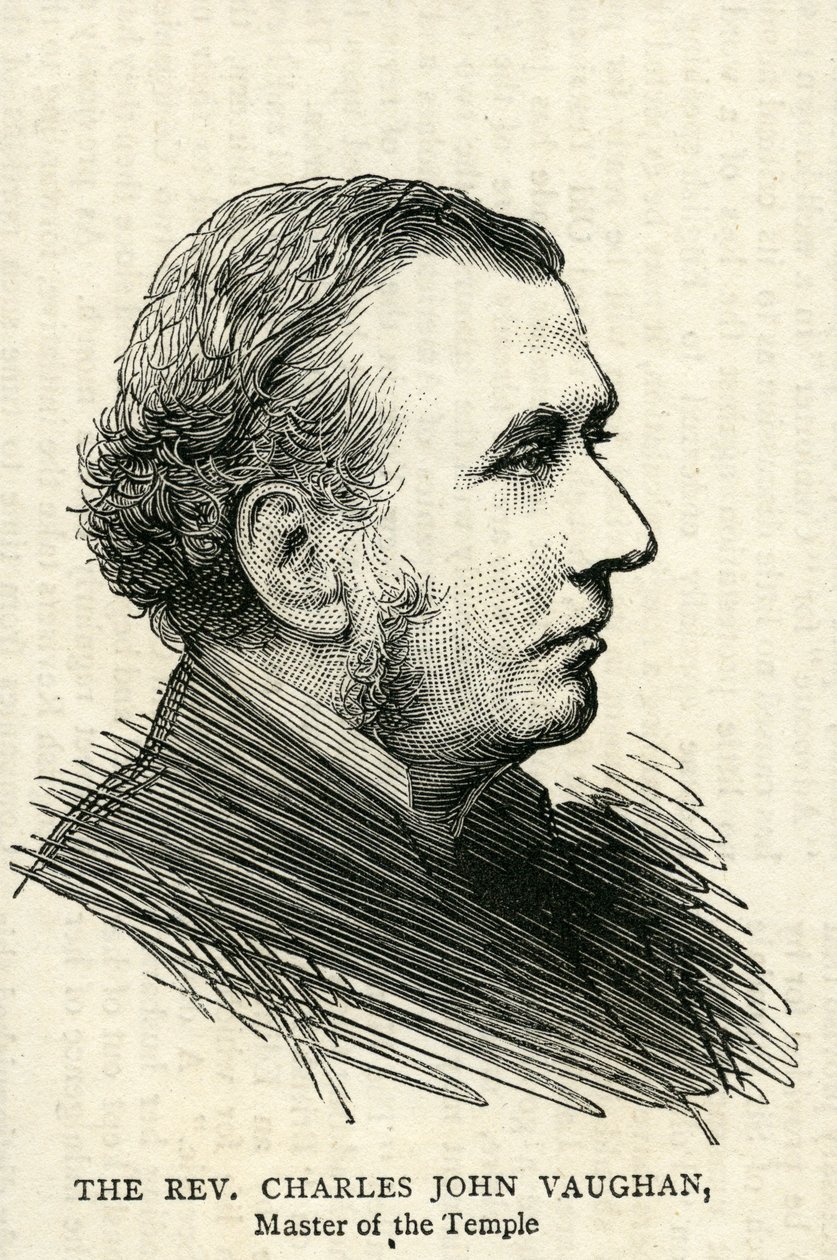 Rev.Charles John Vaughan, Llandaff Dekanı by English School