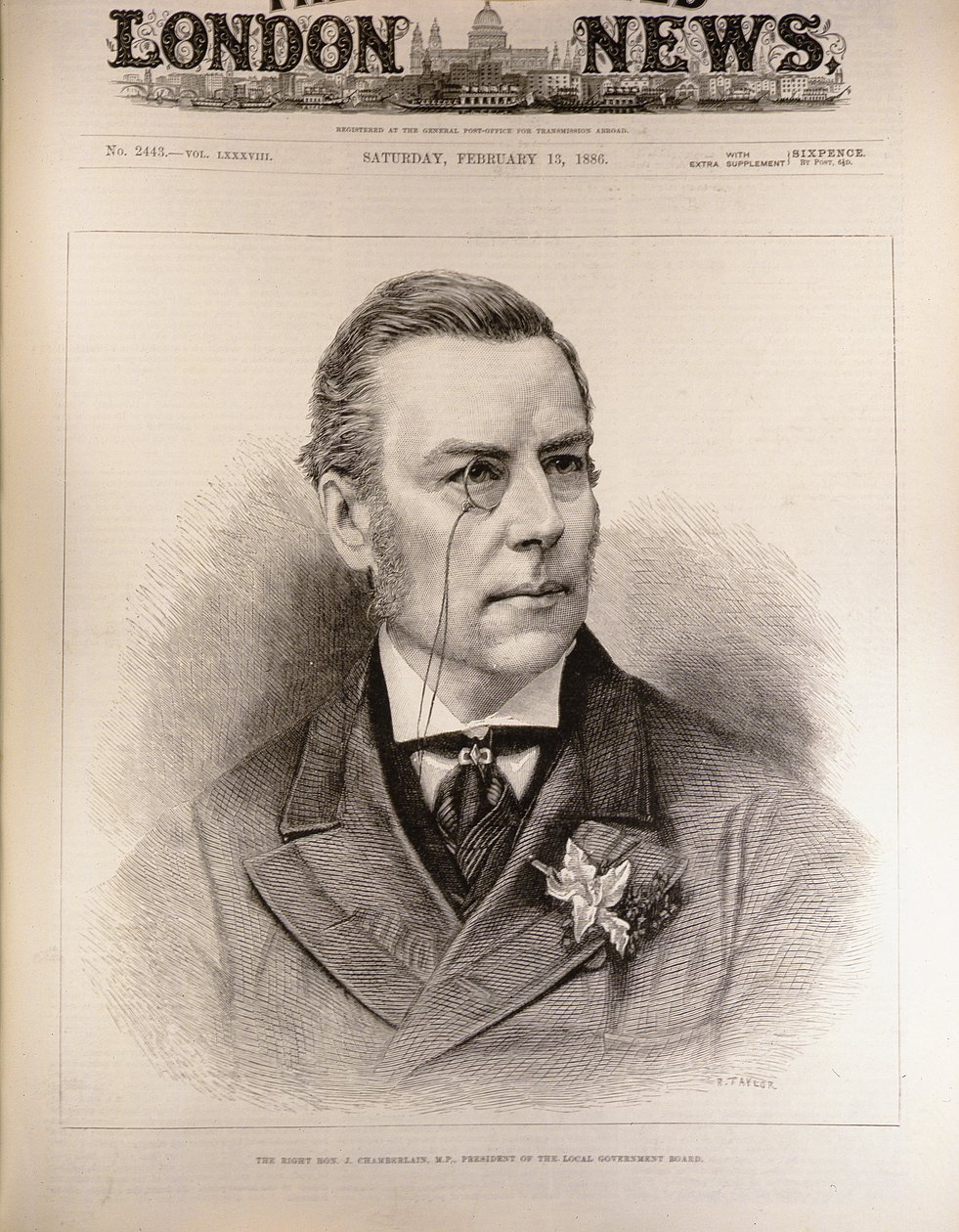 Doğru Hz. Joseph Chamberlain (1836-1914), M.P., Yerel Yönetim Kurulu Başkanı, 