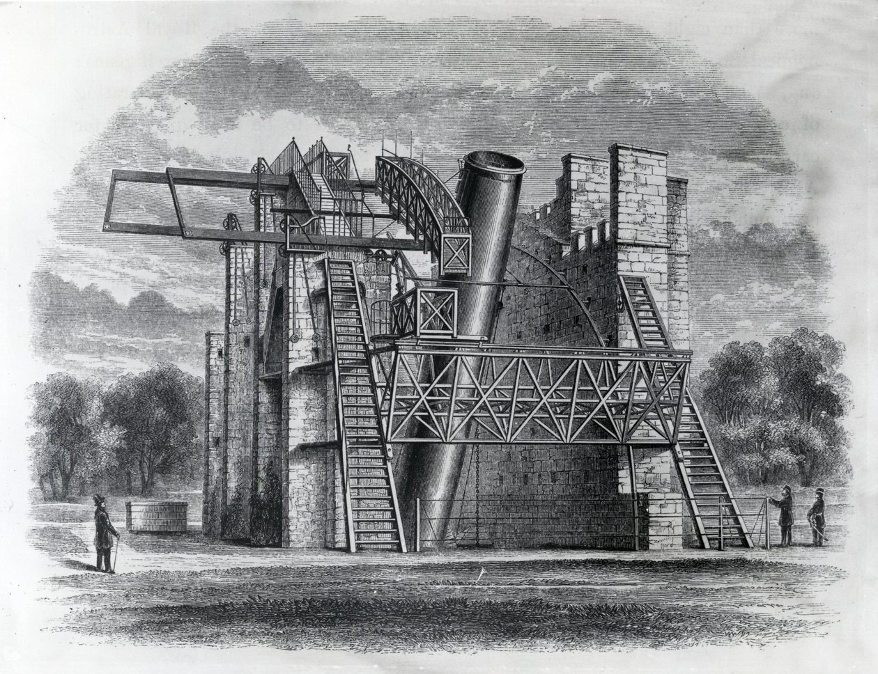 Rosse Teleskobu, 1845 by English School