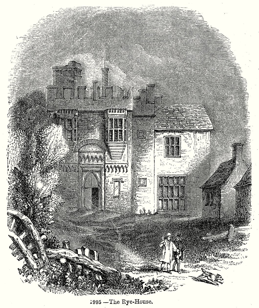 The Rye-House (gravür) by English School