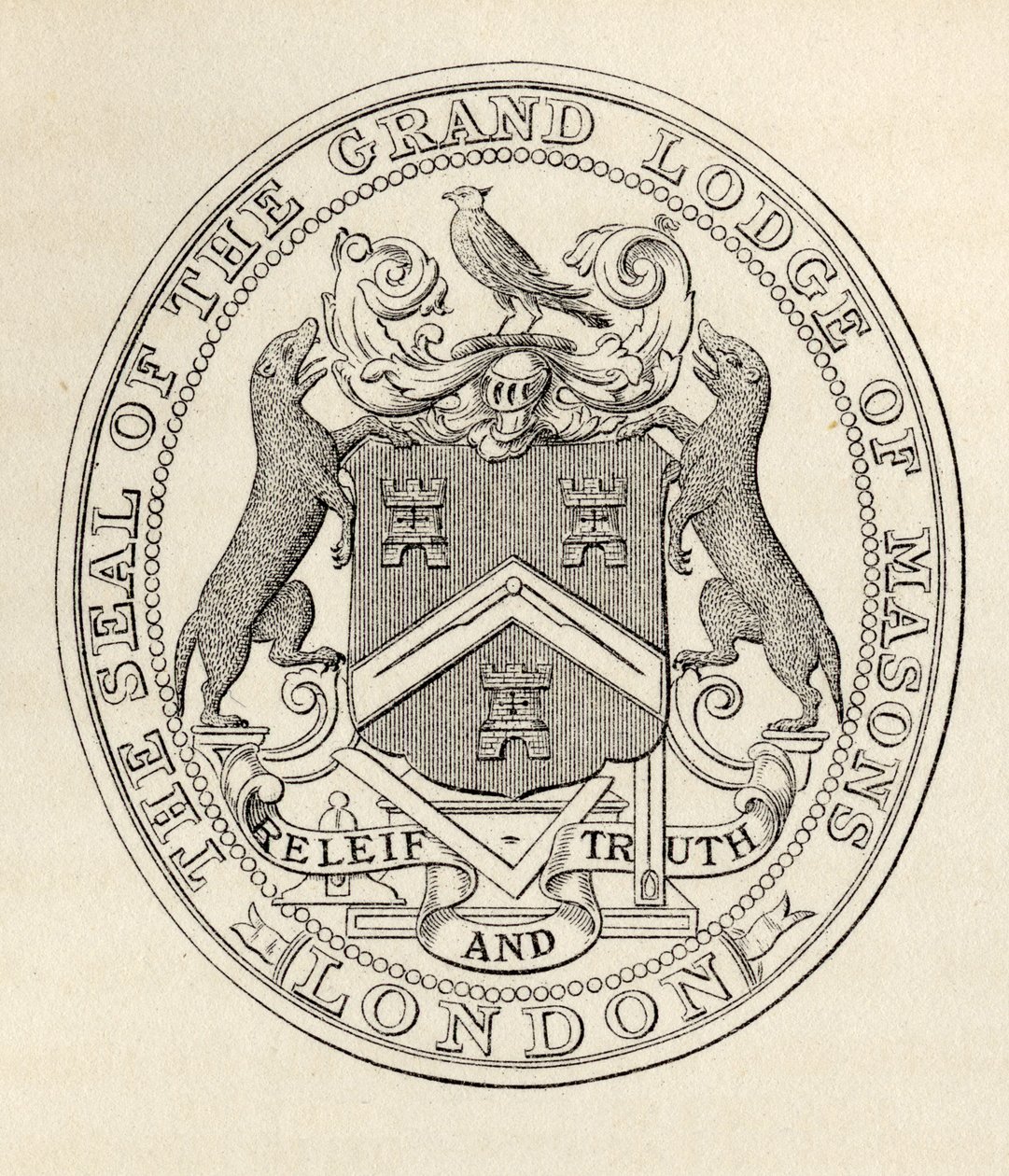Büyük Masonlar Locası Mührü, Londra, 1813