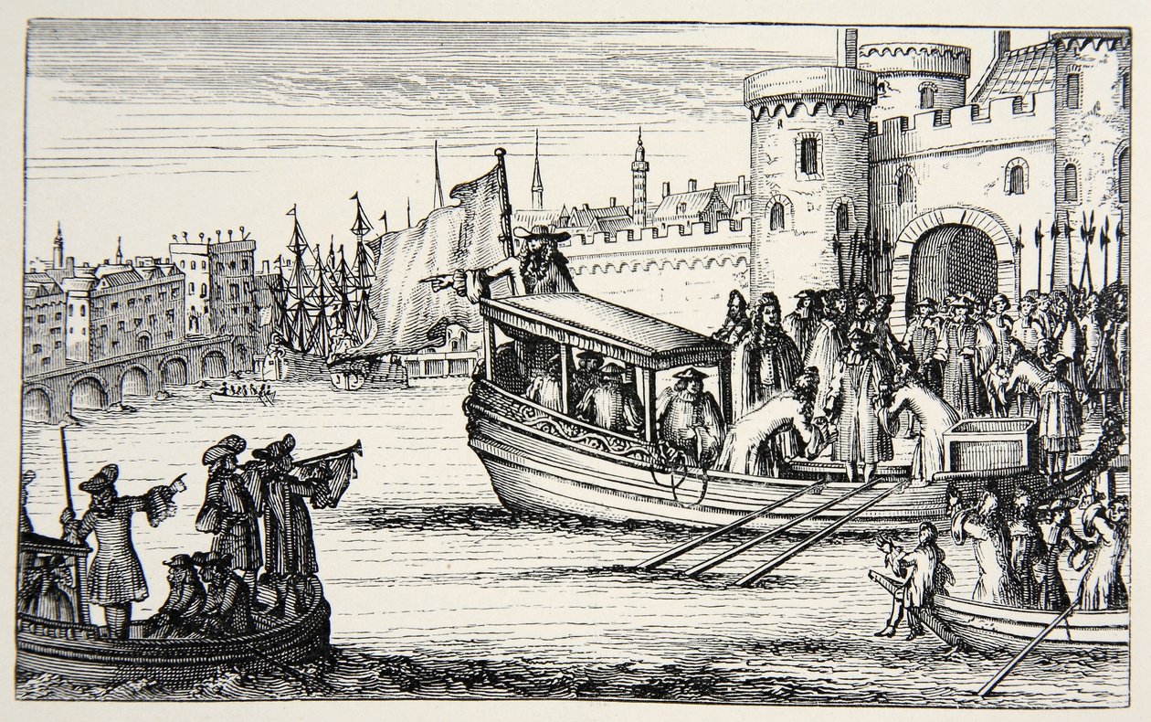 Kuleden dönen Yedi Piskopos, 1688 by English School