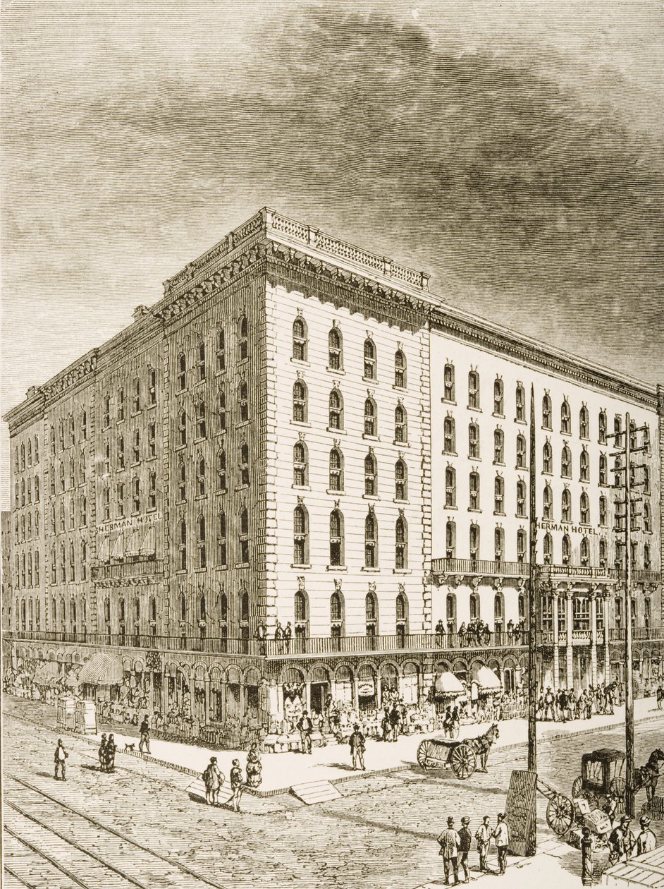 The Sherman Hotel, Chicago, 1870 dolaylarında, Dini Yol Derneği tarafından yayınlanan 