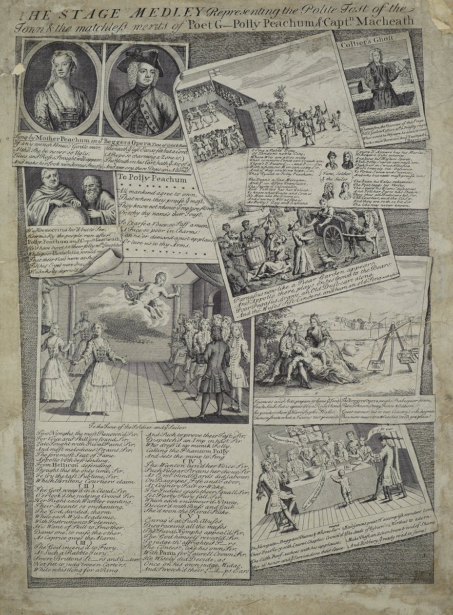 Kasabanın kibar zevkini ve şair G., Polly Peachum ve Captain Macheath