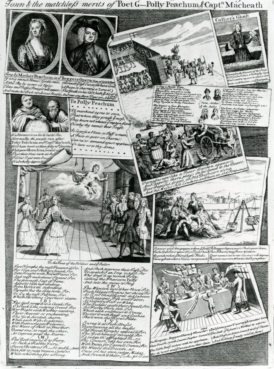 Kasabanın kibar zevkini ve şair G., Polly Peachum ve Captain Macheath