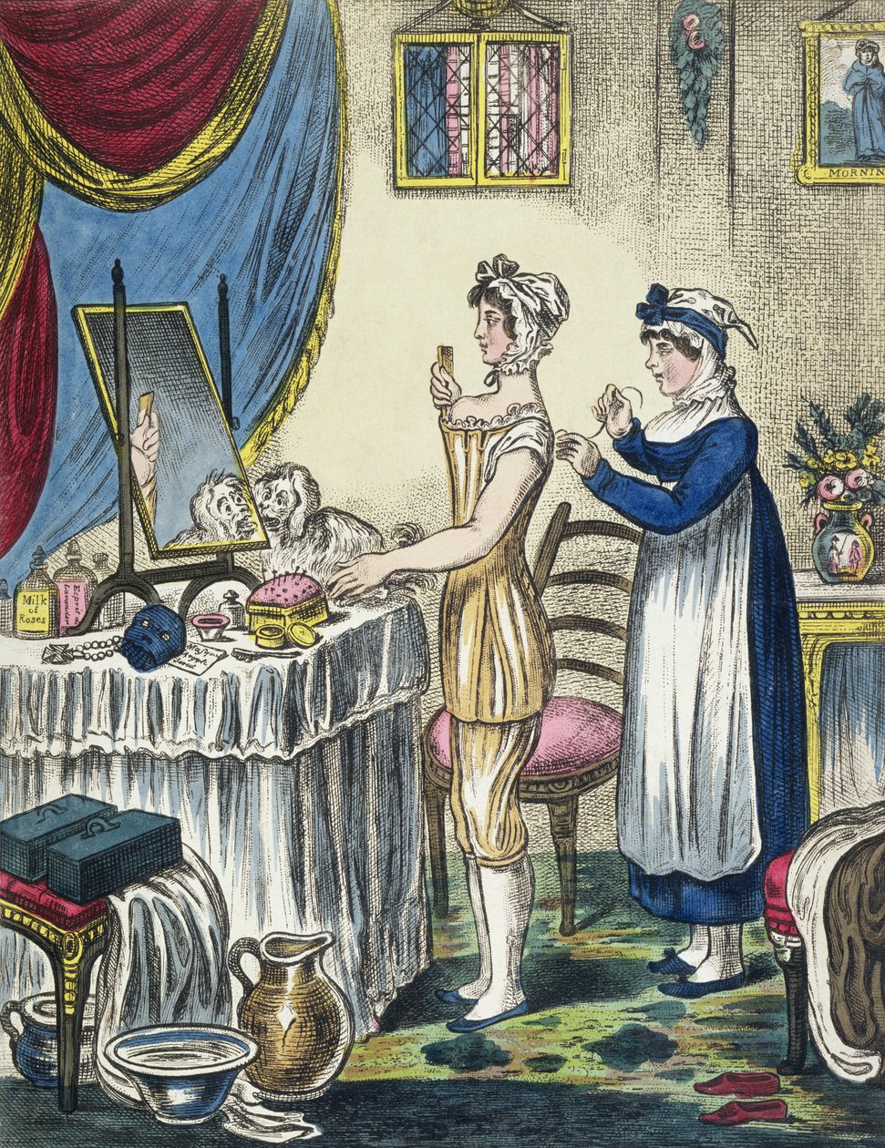 The Stays, The Progress of the Toilet, c.1810