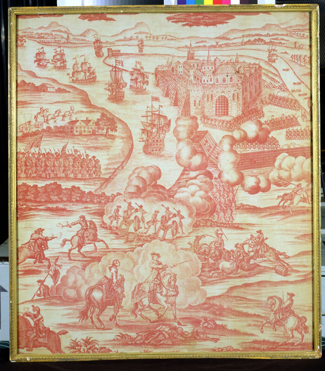 Quebec Fırtınası, c.1775 (pamuk) by English School