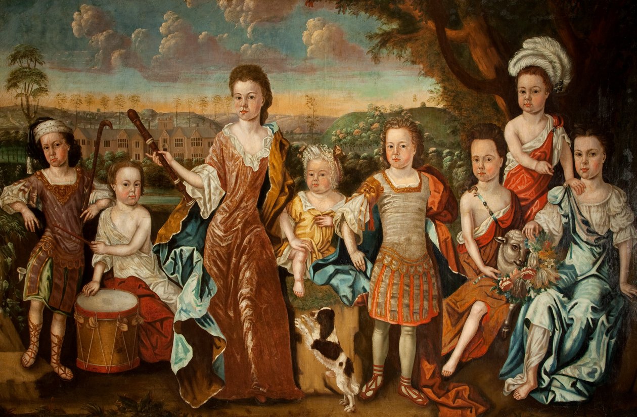 Strachey Ailesi, c.1710 by English School
