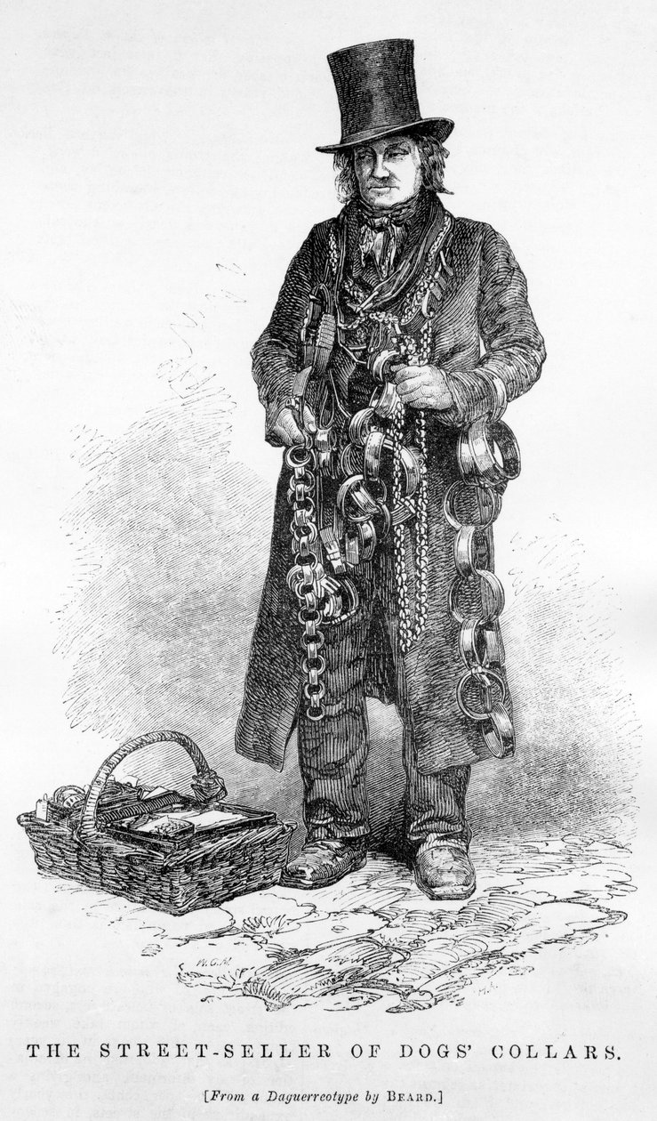 Köpek Tasması Satıcısı, 1840 dolayları by English School