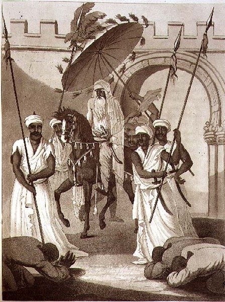 Fas Sultanı Seyirci Vermeye Çıkıyor, meyhane. Henry Colburn tarafından by English School