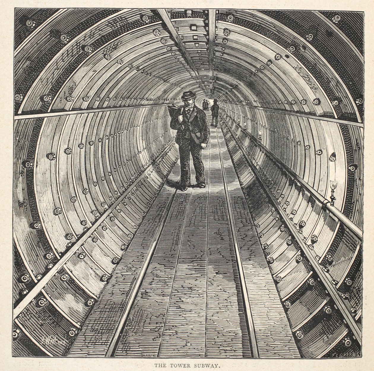 Kule Metrosu, 1870 by English School