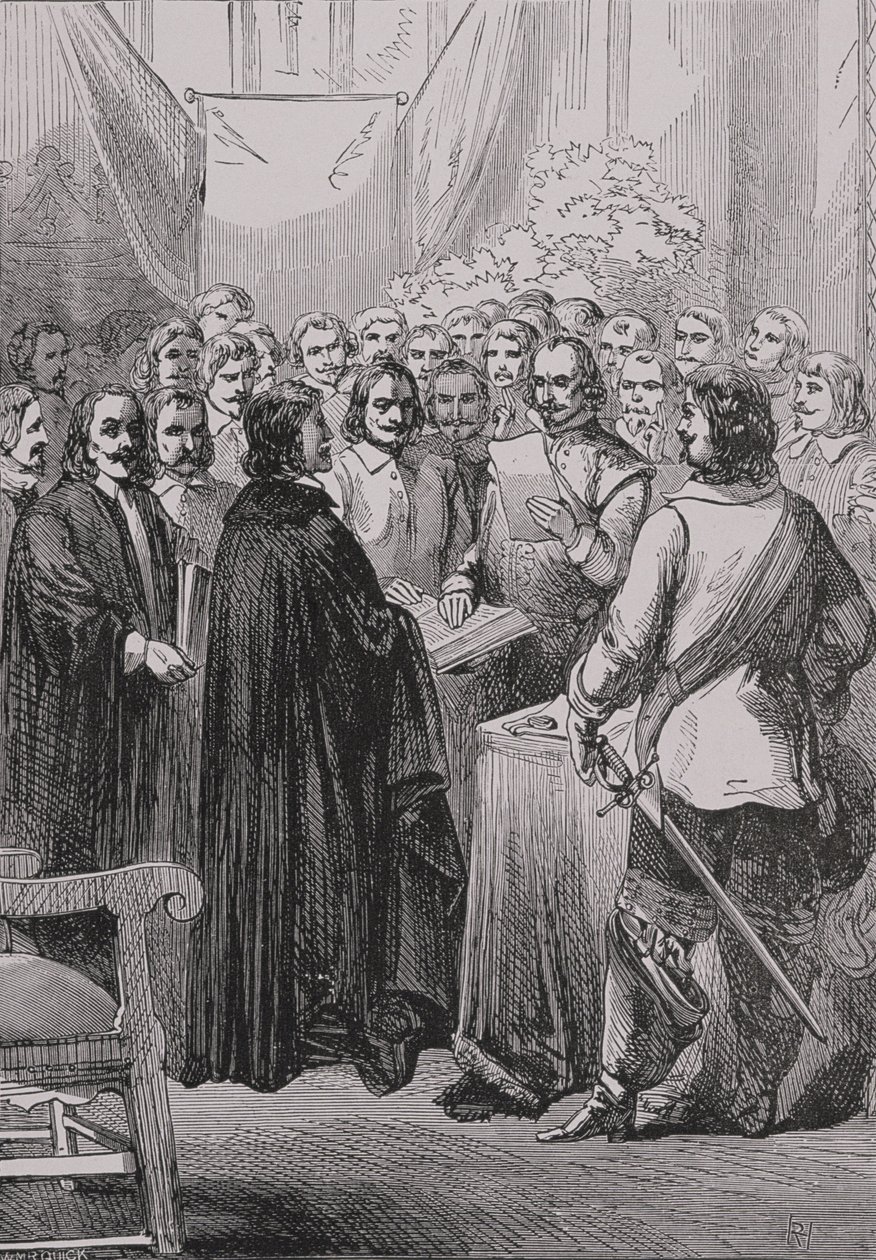 Ward, Lock and Co, Londra tarafından yayınlanan Emile de Bonnechose tarafından Fransa Tarihinden Westphalia Antlaşması, by English School