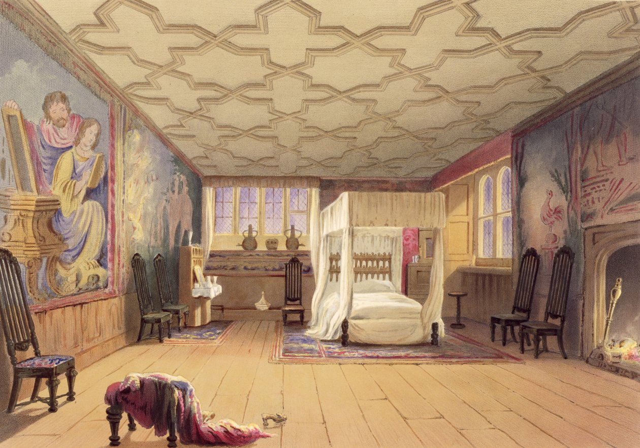 Beyaz Oda, Cotehele evi, 1830-40 dolayları by English School
