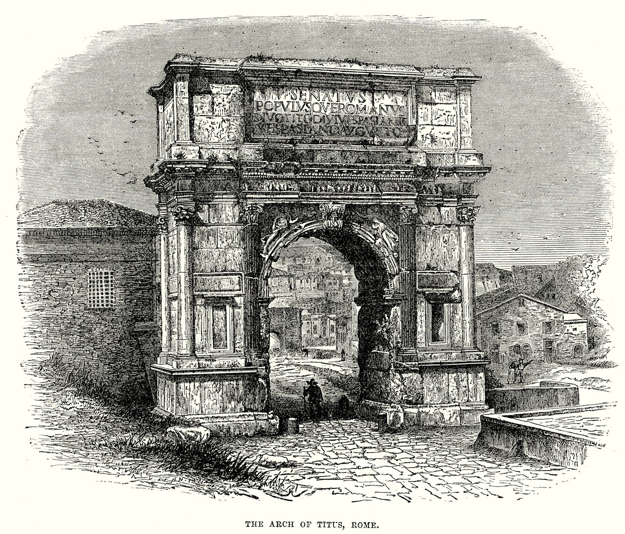 Titus Kemeri, Roma (gravür) by English School