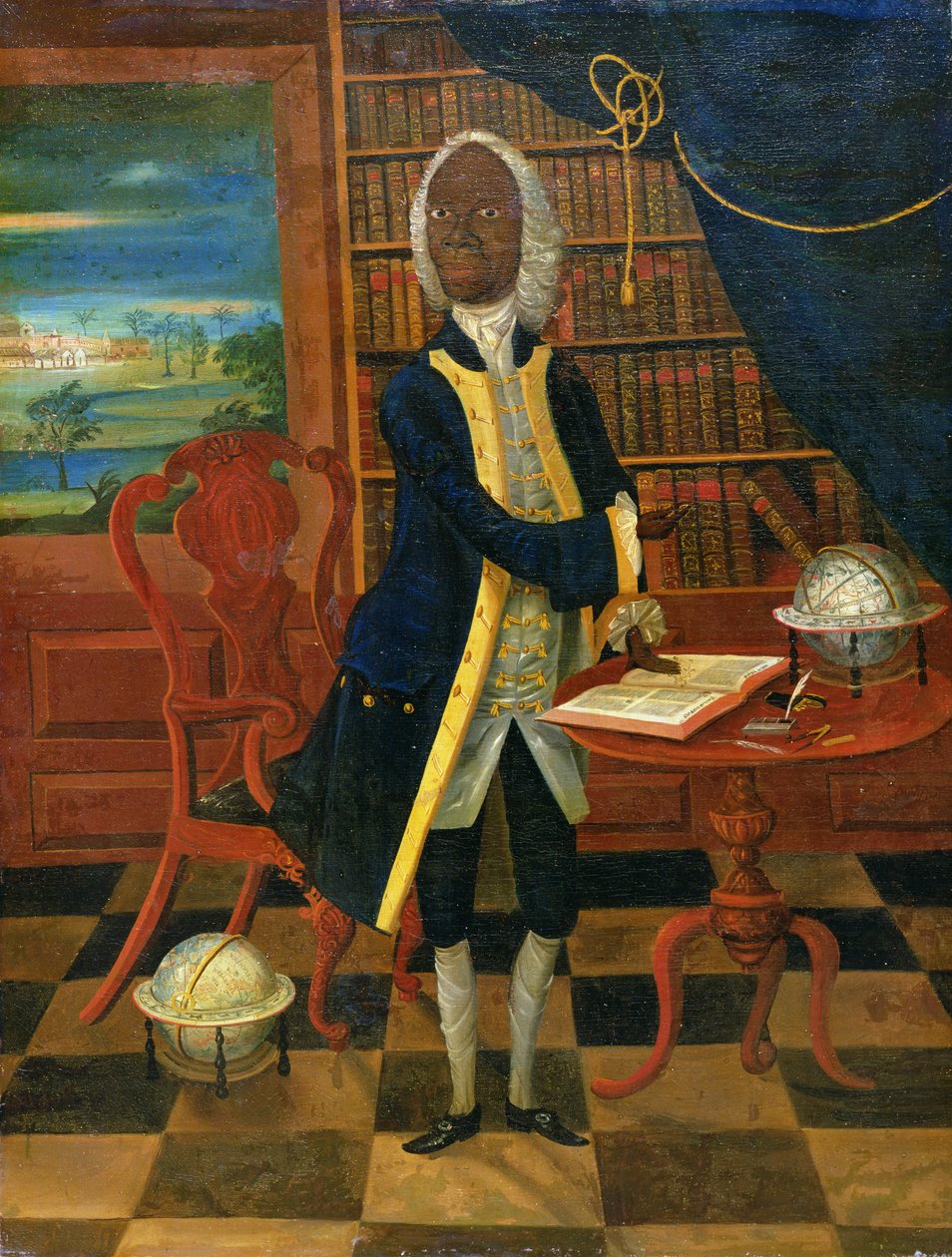 Jamaikalı siyah Bilgin, 1740 dolayları by English School