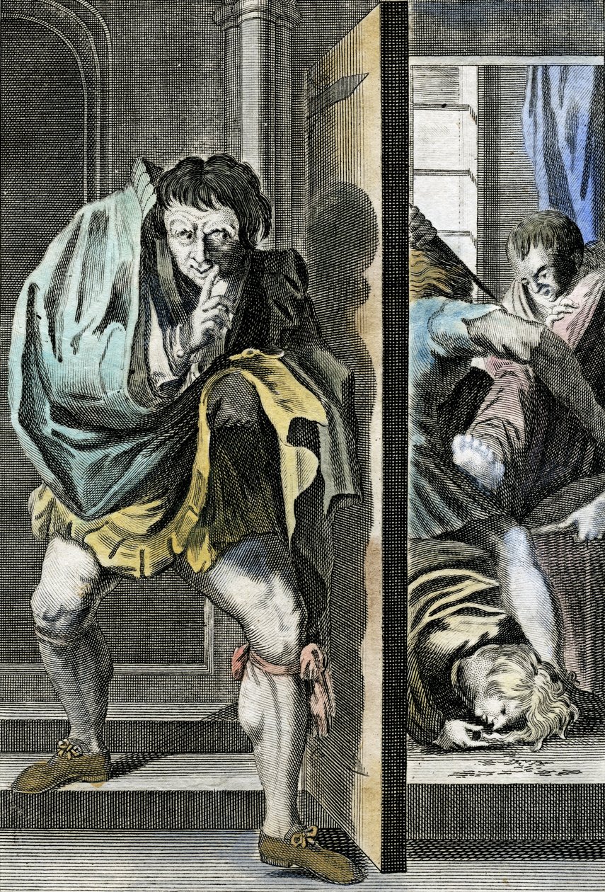 Kral 5. Edward ve kardeşinin, daha sonra Kral 3. Richard olacak olan Richard Plantagenet tarafından kulede öldürülmesi by English School