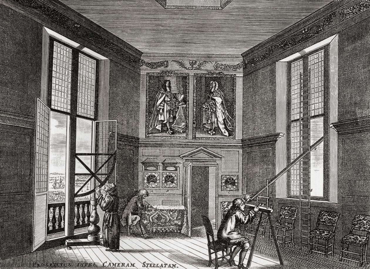 Eski gözlem odası, Greenwich, J. R. Green tarafından İngiliz Halkının Kısa Tarihinden, 1893