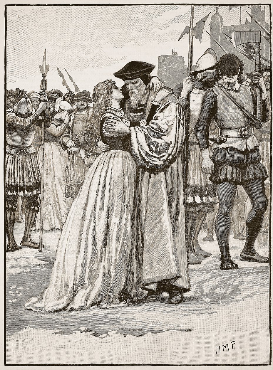Sir Thomas More ve kızının ayrılması, Cassells Illustrated History of England