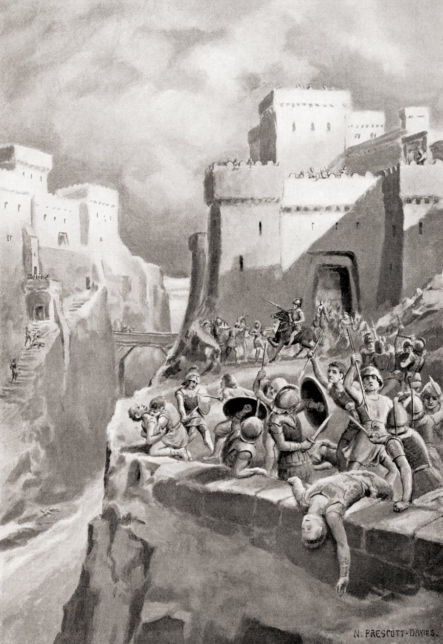 Megara'nın Atina'ya karşı isyanı, Hutchinson's History of the Nations, pub.1915 by English School