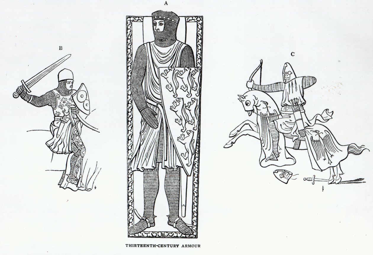 On üçüncü yüzyıl zırhı by English School