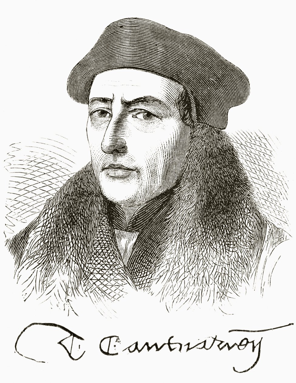 Thomas Cranmer, William Hickman Smith Aubrey (1858-1916) tarafından yayınlanan 