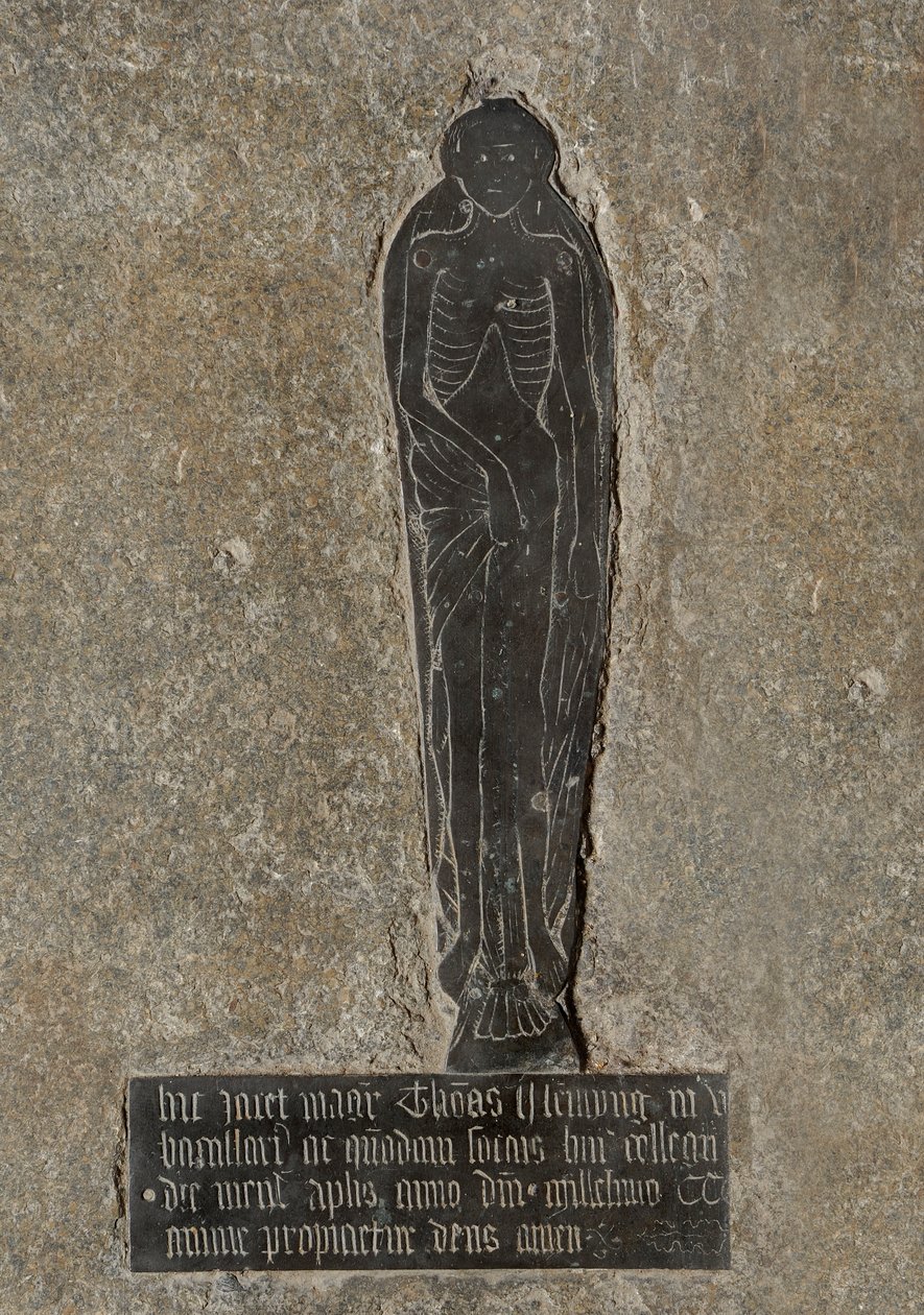 Thomas Flemyng, 1472 (pirinç) by English School