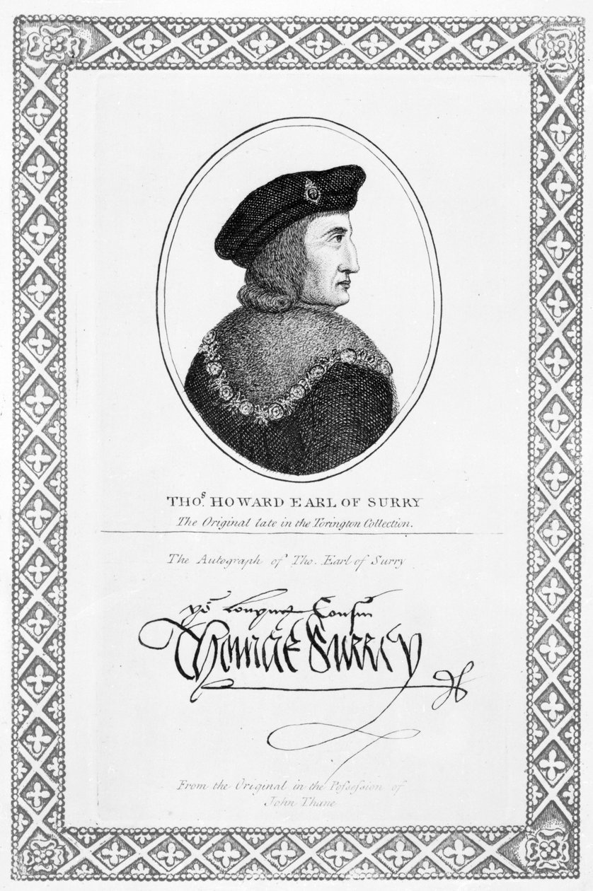 Thomas Howard, Surrey Kontu ve 2. Norfolk Dükü by English School