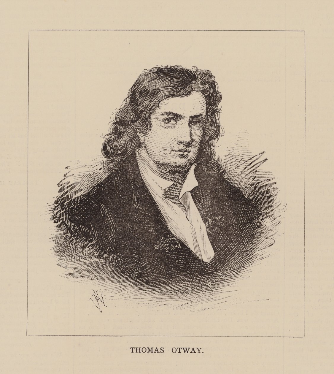 Thomas Otway (gravür) by English School