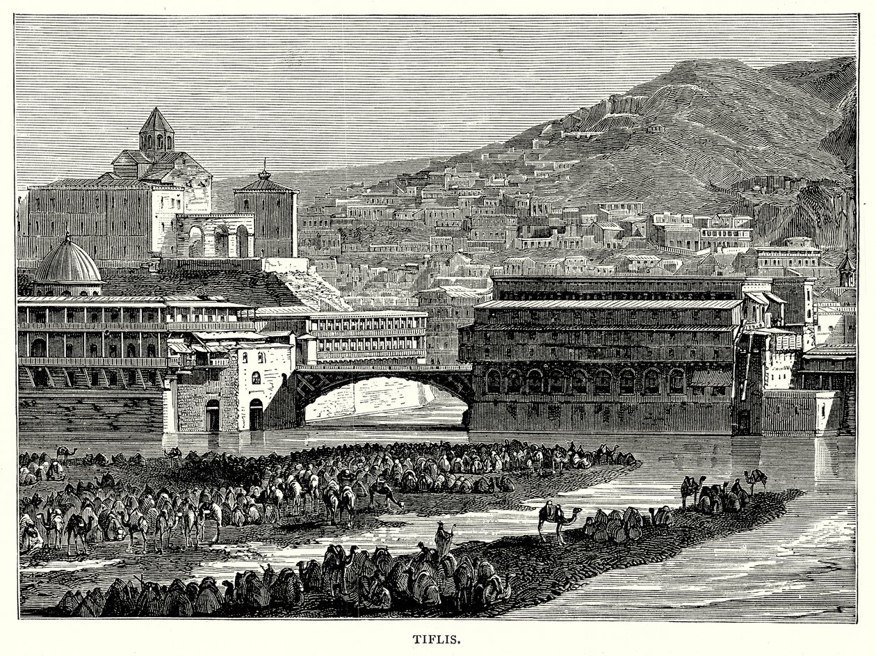 Tiflis (gravür) by English School