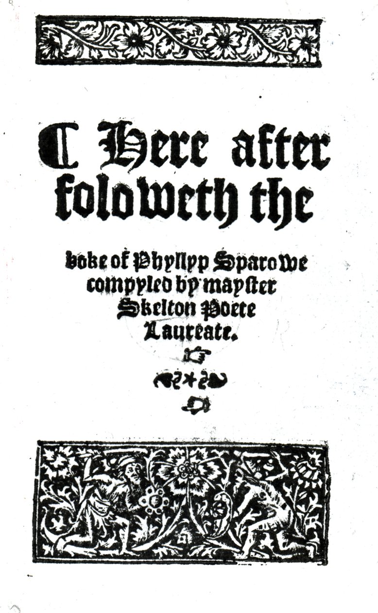 John Skelton tarafından yazılan The Boke of Phyllyp Sparowe
