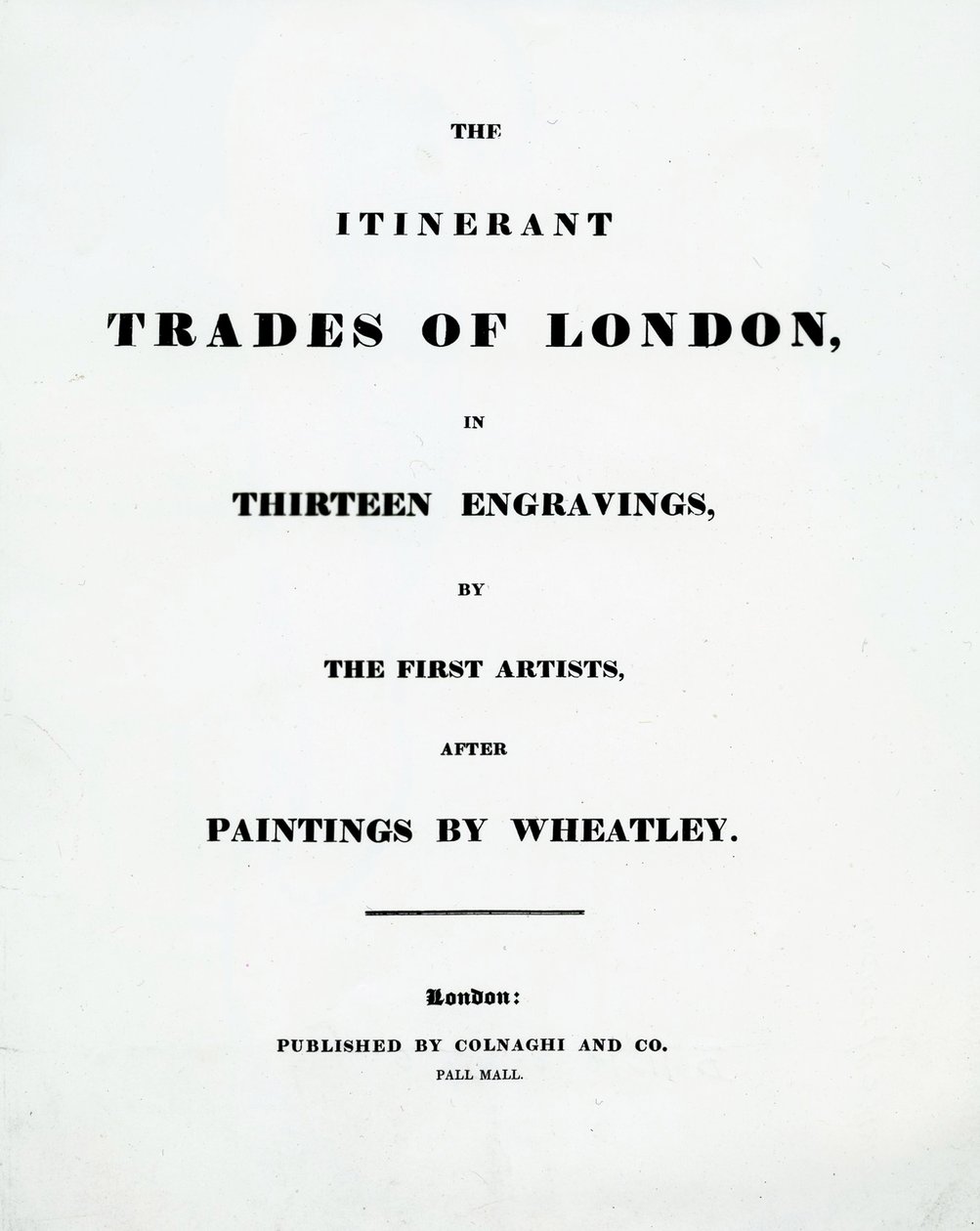 Başlık sayfası Francis Wheatley