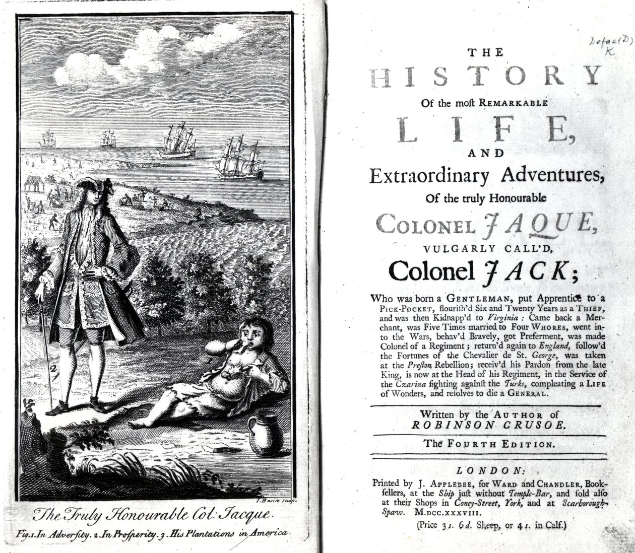 Daniel Defoe, 1738, Gerçekten Saygıdeğer Albay Jaque