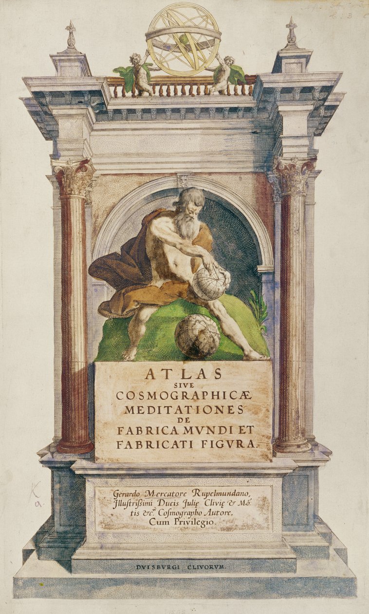 Mercators Atlas sive Cosmographicae meditasyonları de Fabrica mundi et Fabricati figura