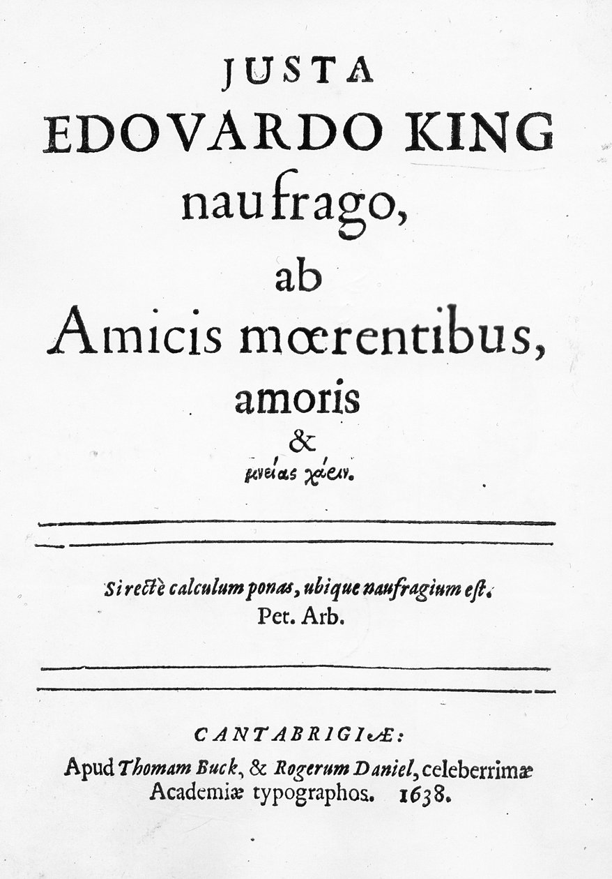 Aşkın yas tutanlarından gemi kazası geçiren arkadaşı Justa Edward King