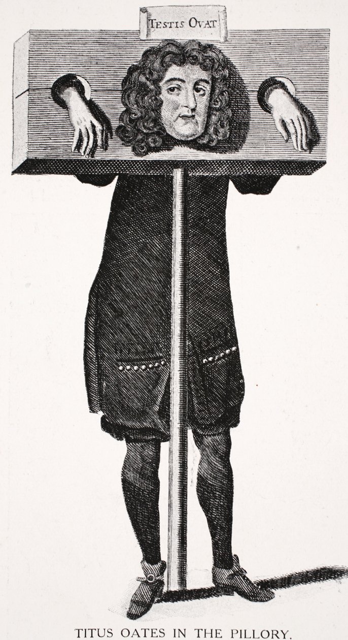 Boyun Eğmede Titus Oates by English School