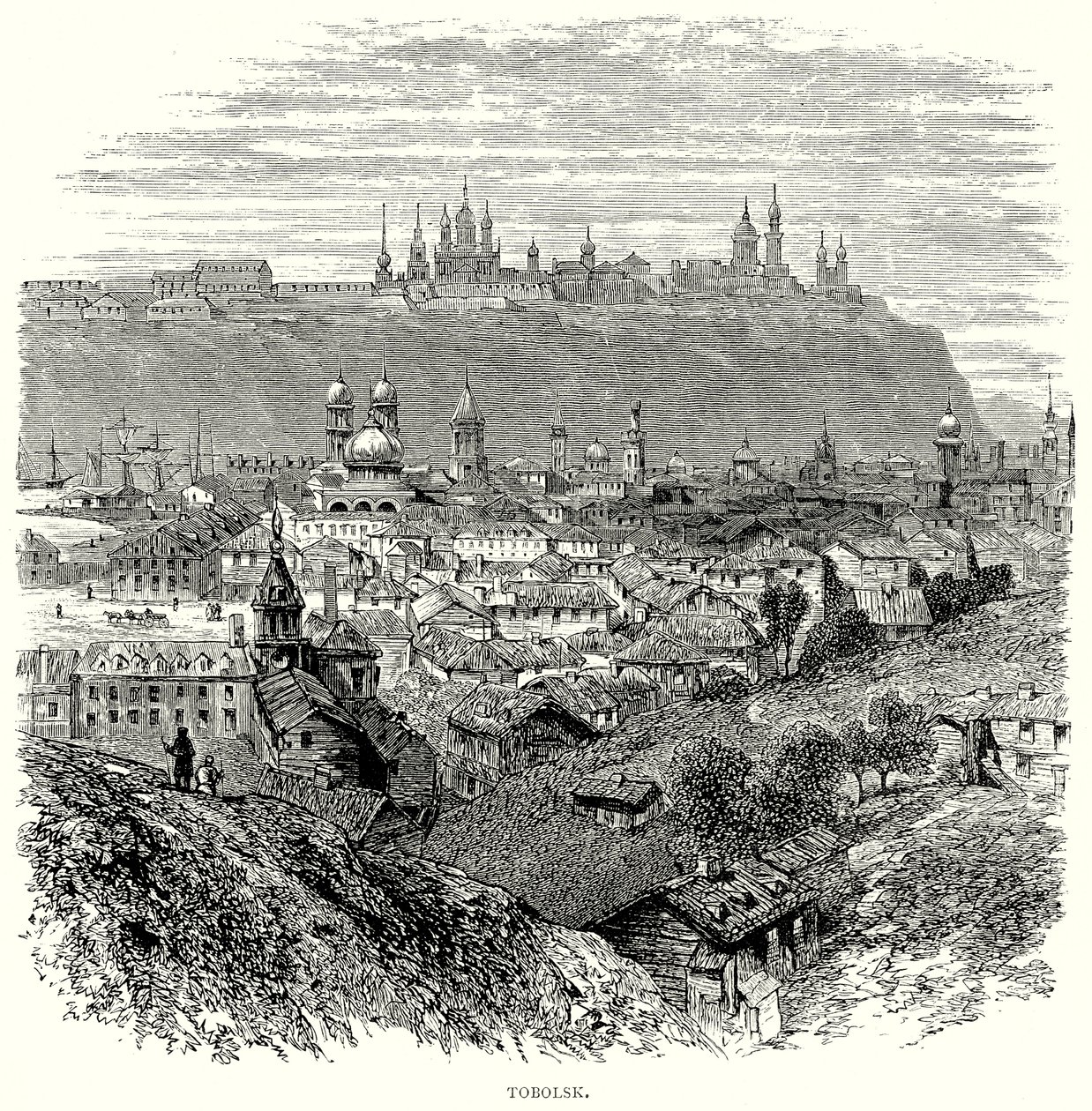 Tobolsk (gravür) by English School