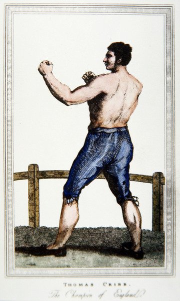 Tom Cribb (renkli taş) by English School