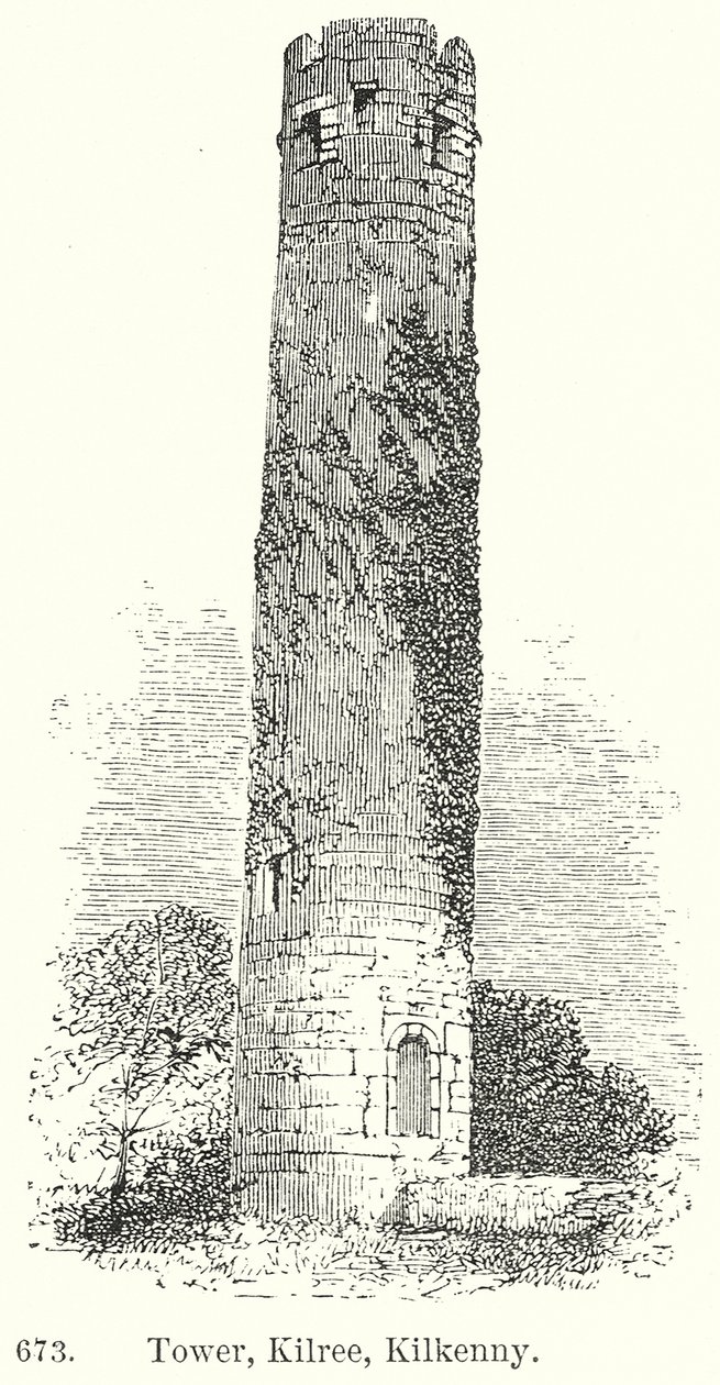 Kule, Kilree, Kilkenny (gravür) by English School
