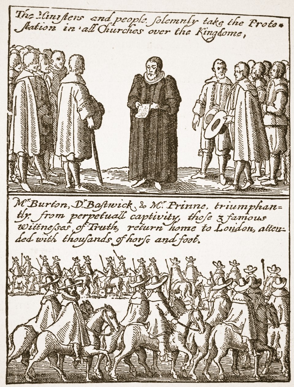 Tüm sorunlarımızın başlangıcı ve nedeni hakkında doğru bilgi: nasıl yumurtadan çıktı ve nasıl önlendi, bir püriten broşürden, 1648, İngiltere Kilisesi