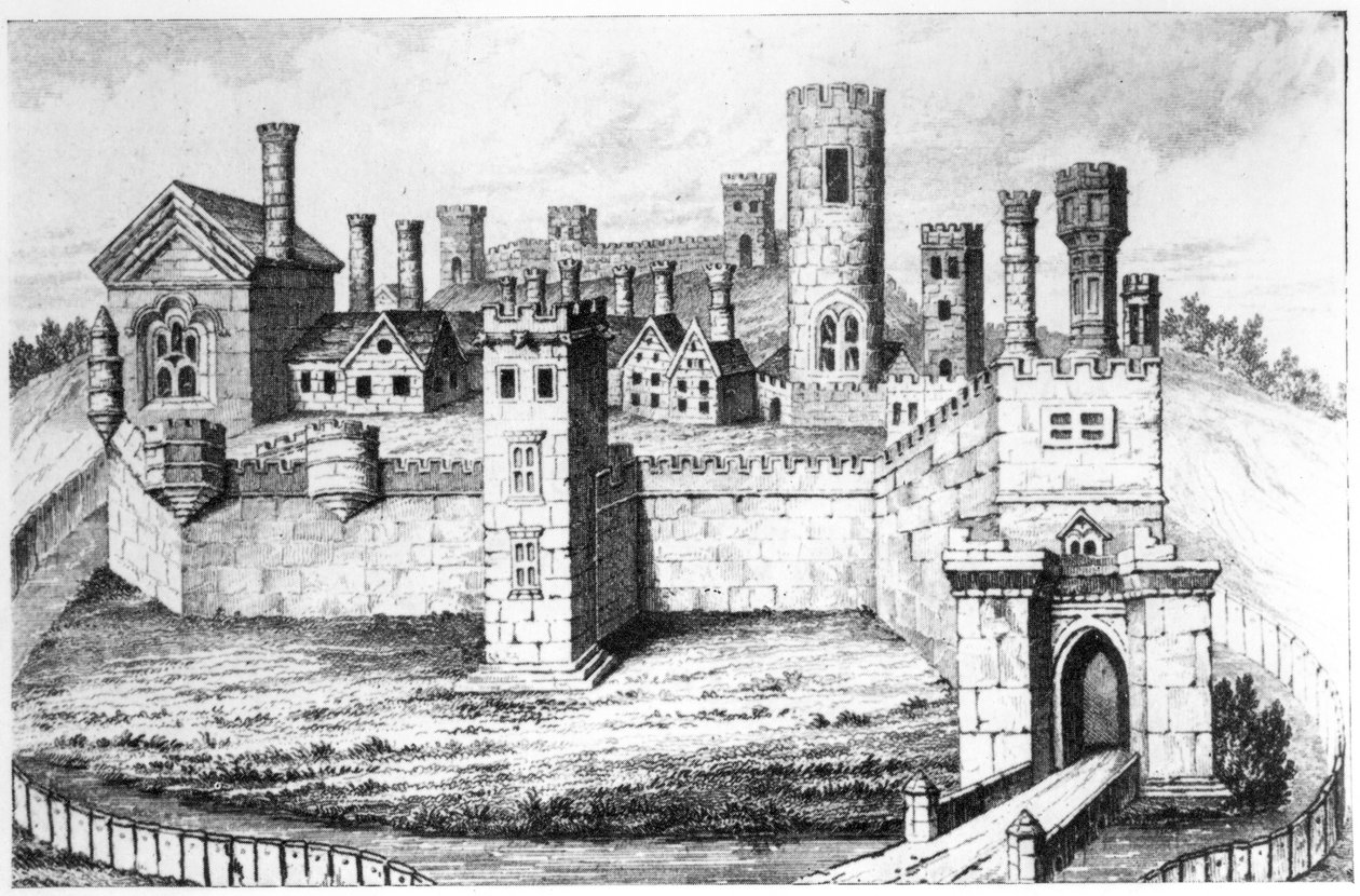 Tutbury Kalesi, by English School