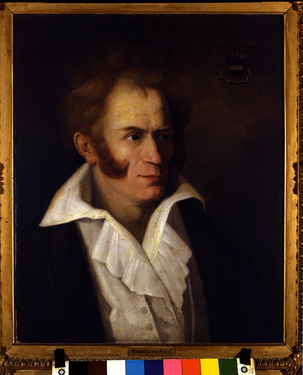 Ugo Foscolo (1778 - 1827), İtalyan yazar. by English School