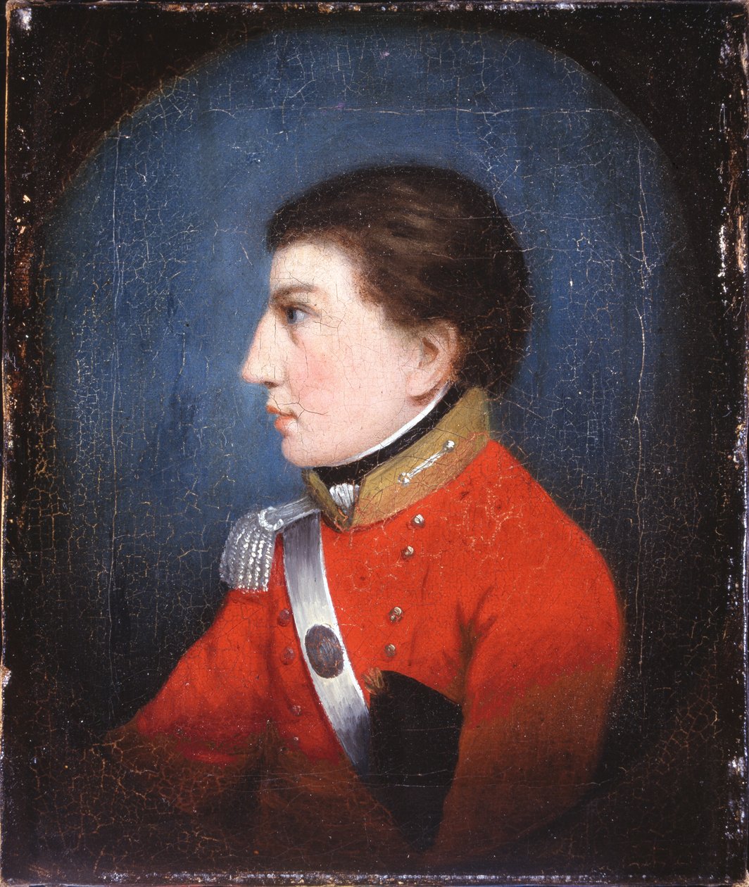 Kimliği belirsiz piyade subayı, c.1800 by English School
