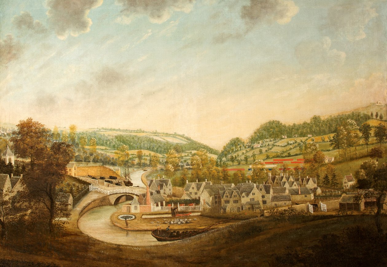 Wallbridge, Gloucestershire, c.1790 by English School